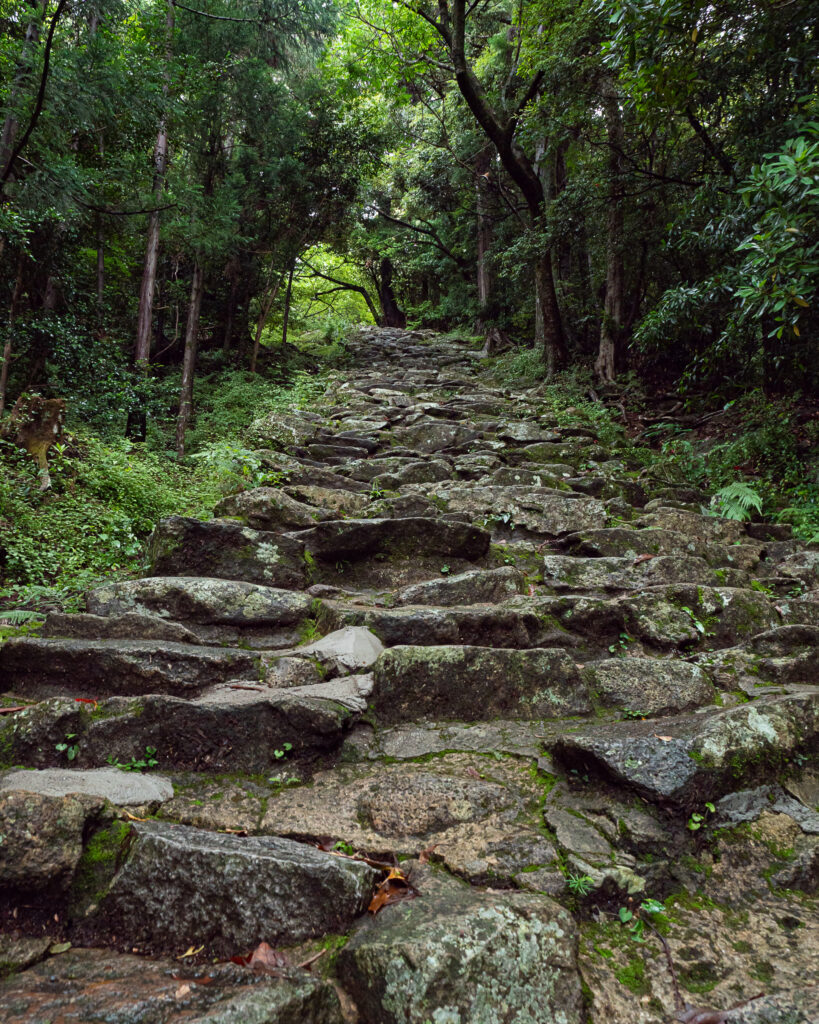 神倉神社　石段