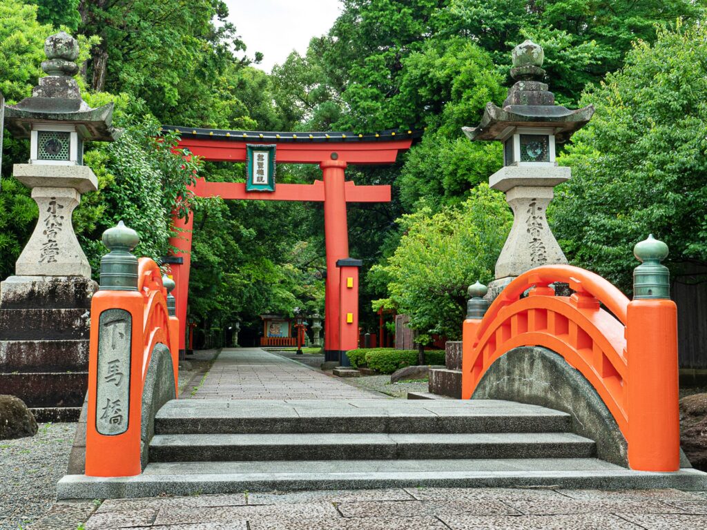 熊野速玉大社　下馬橋と鳥居