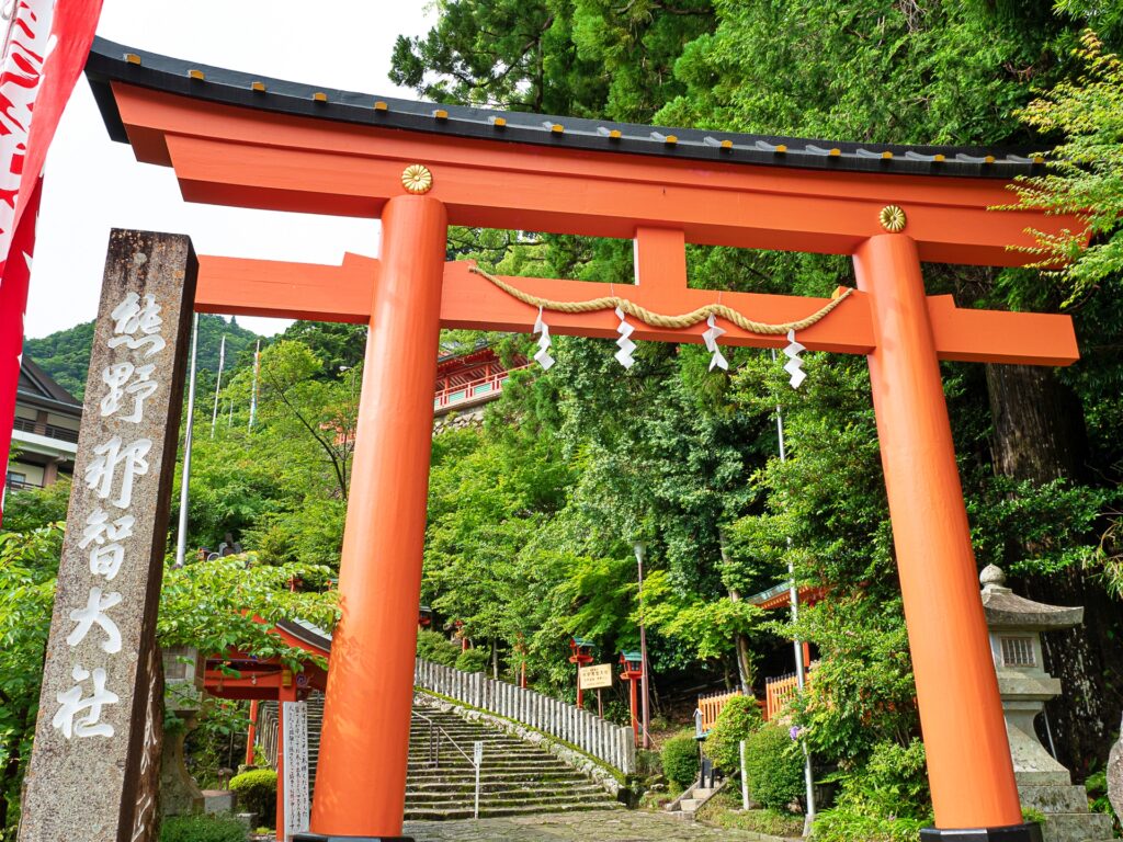 熊野那智大社　一の鳥居