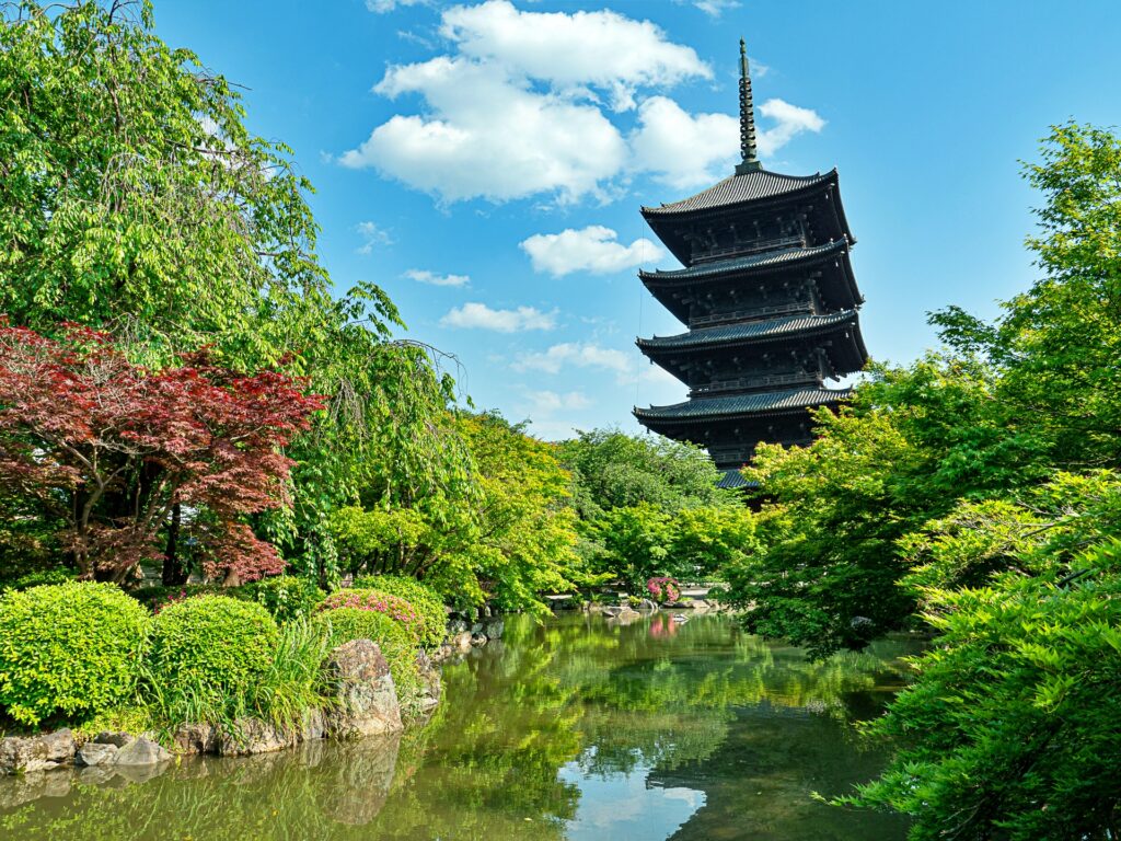 東寺　瓢箪池