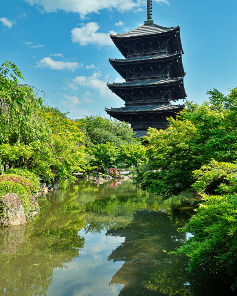 東寺　瓢箪池